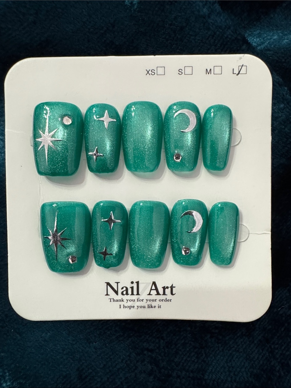 Star & Moon Press-On Nails